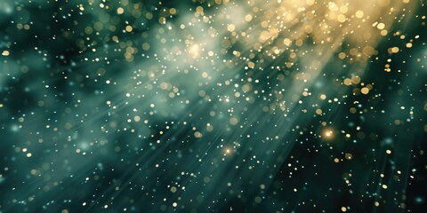 Poster - Sun shining brightly through the clouds. Suitable for weather-related themes