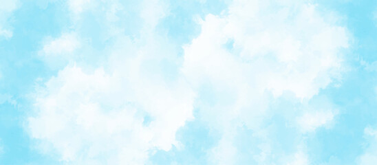 Wall Mural - blue sky with cloud .beautiful blue sky with white clouds .bright cloud cover in the sun calm clear 