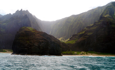 Canvas Print - Na Pali Coast, Island of Kauai, Hawaii, United States