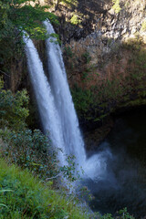 Sticker - Wailua Falls, Island of Kauai, Hawaii, United States