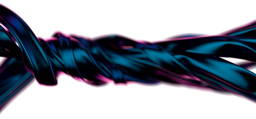 Poster - Dot blue wave light screen gradient texture background. Abstract ai technology