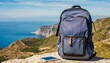 backpack emigrate concept