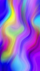 Wall Mural - Abstract vertical gradient video, Holographic multicolor vertical video, Abstract liquid vertical video

