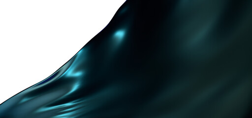 Poster - Dot blue wave light screen gradient texture background. Abstract ai technology