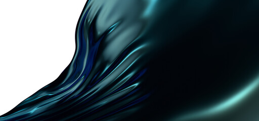 Poster - Dot blue wave light screen gradient texture background. Abstract ai technology