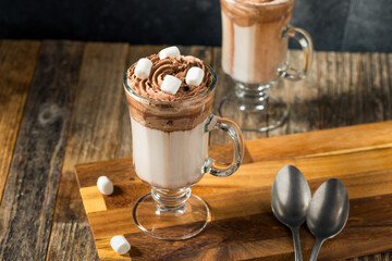 Canvas Print - Trendy Whipped Hot Chocolate Drink