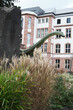 Dinosaurs, Frankfurt am Maine, Germany, Cityscape, Winter, Fog, Europe