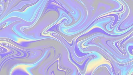 Leinwandbilder - Holographic Seamless Fluid Art Abstract Background. animation. 4k looping footage