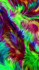 Wall Mural - Abstract vertical gradient video, Holographic multicolor vertical video, Abstract liquid vertical video
