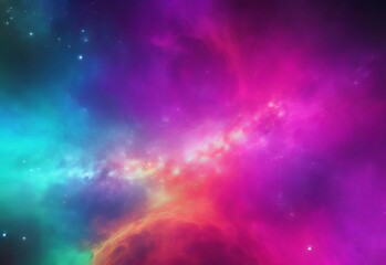 Wall Mural - Galaxy Outer Space Starry Sky Purple Red Abstract Star Pattern Futuristic Nebula Background Milky Way Starburst Texture Digitally Generated Image Fractal Fine Art
