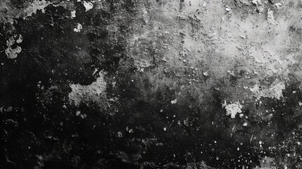 Poster - A black and white photo showcasing a dirty wall. This versatile image can be used for various design projects