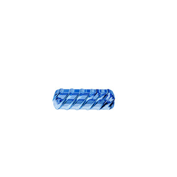 Ribbed blue ice 3d symbol