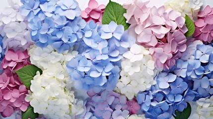 Poster - A close-up view of a bunch of flowers. Perfect for adding a touch of beauty to any project or design