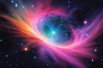 Wall Mural - Gorgeous and vibrant astral display