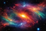 Fototapeta Kosmos - Mesmerizing and breathtaking galaxy theme