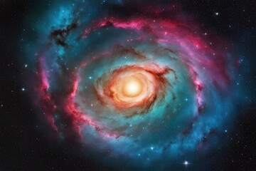 Wall Mural - Gorgeous and lively astral scene
