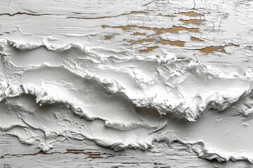 Wooden texture with old white paint. Background