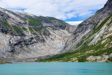 Wall Mural - Spectacular views of the Nigardsbreen glacier, Norway