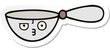 © lineartestpilot - sticker of a cute cartoon measuring spoon