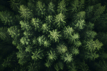  Aerial View of Dense Forest