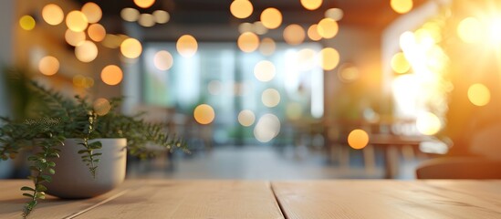 blurred interior with abstract background, web design with instagram-style filter.