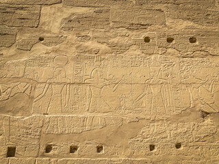 Karnak Temple is dedicated to the temple complex of Ancient Egypt. Thebes, Karnak, Luxor, Egypt