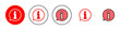 © OLIVEIA - Information sign icon set  illustration. about us sign and symbol. question mark icon