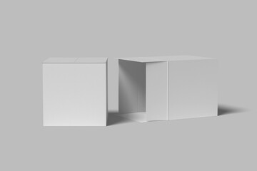 Wall Mural - Box Packaging Blank Mockup