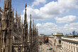 Parte del Duomo di Milano, Italia
