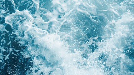  Pale blue sea surface abstract background