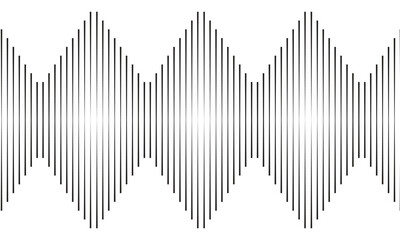 Poster - abstract monochrome repeatable minimal stripe line pattern.
