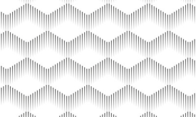 Wall Mural - abstract monochrome repeatable minimal flowing line pattern.