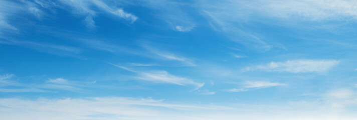 Wall Mural - blue sky with white cloud background