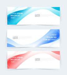 Poster - Geometric banner design with Vector presentation template.