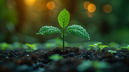 Aufkleber - Tree growing on digital plant pot. Technology convergence. Green Computing, Green Technology, Green IT, and IT ethics.