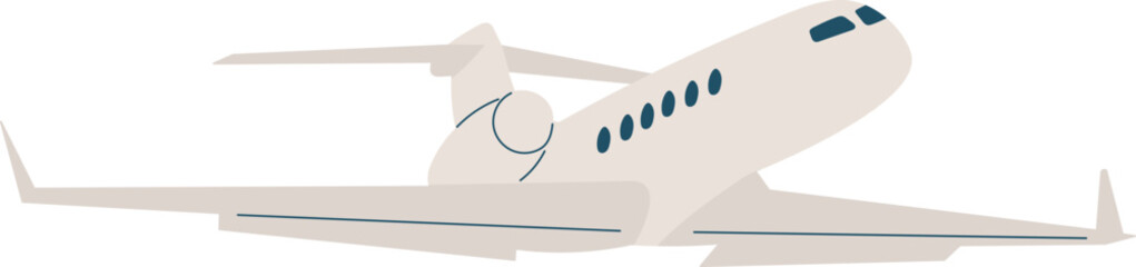 Wall Mural - airplane, on a white background vector