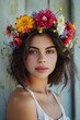 © BrandwayArt - Woman With Flower Crown