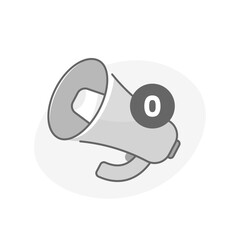 Poster - still no announcement or information yet concept illustration flat design vector. simple modern graphic element for empty state ui, infographic, icon