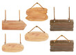 © Aniu Studio - Hanging watercolor wooden signs  set E_hand drawn shop labels