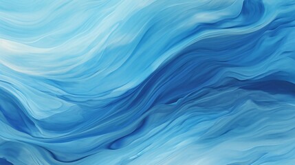 Wall Mural - Mesmerizing blue waves: abstract background texture for print, painting, design, and fashion inspiration