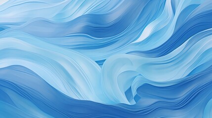 Wall Mural - Mesmerizing blue waves: abstract background texture for print, painting, design, and fashion inspiration