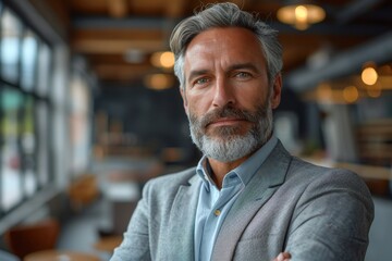 Wall Mural - Portrait of handsome well dressed businessman