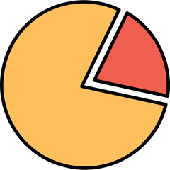 Wall Mural - Pie Chart Icon