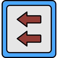 Sticker - Fast Backward Icon