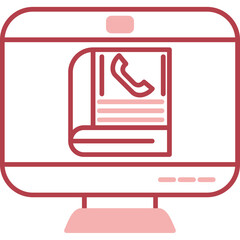 Sticker - Contact Book Icon