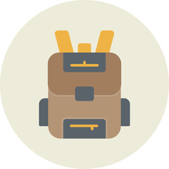 Canvas Print - Backpack Icon