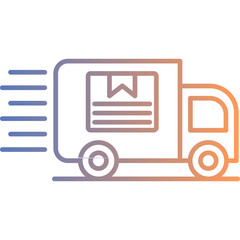 Poster - Delivery Truck Icon