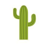 Fototapeta Dmuchawce - Cactus saguaro icon. Vector illustration.