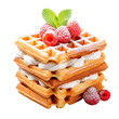 © posterpalette - Sweet waffle on transparent background