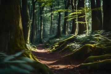 Sticker - water in the forest